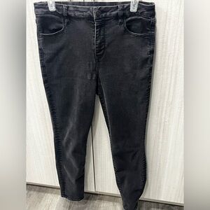 American Eagle Next Level Stretch Black Skinny Jeans